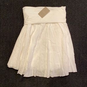 Summer eyelet skirt